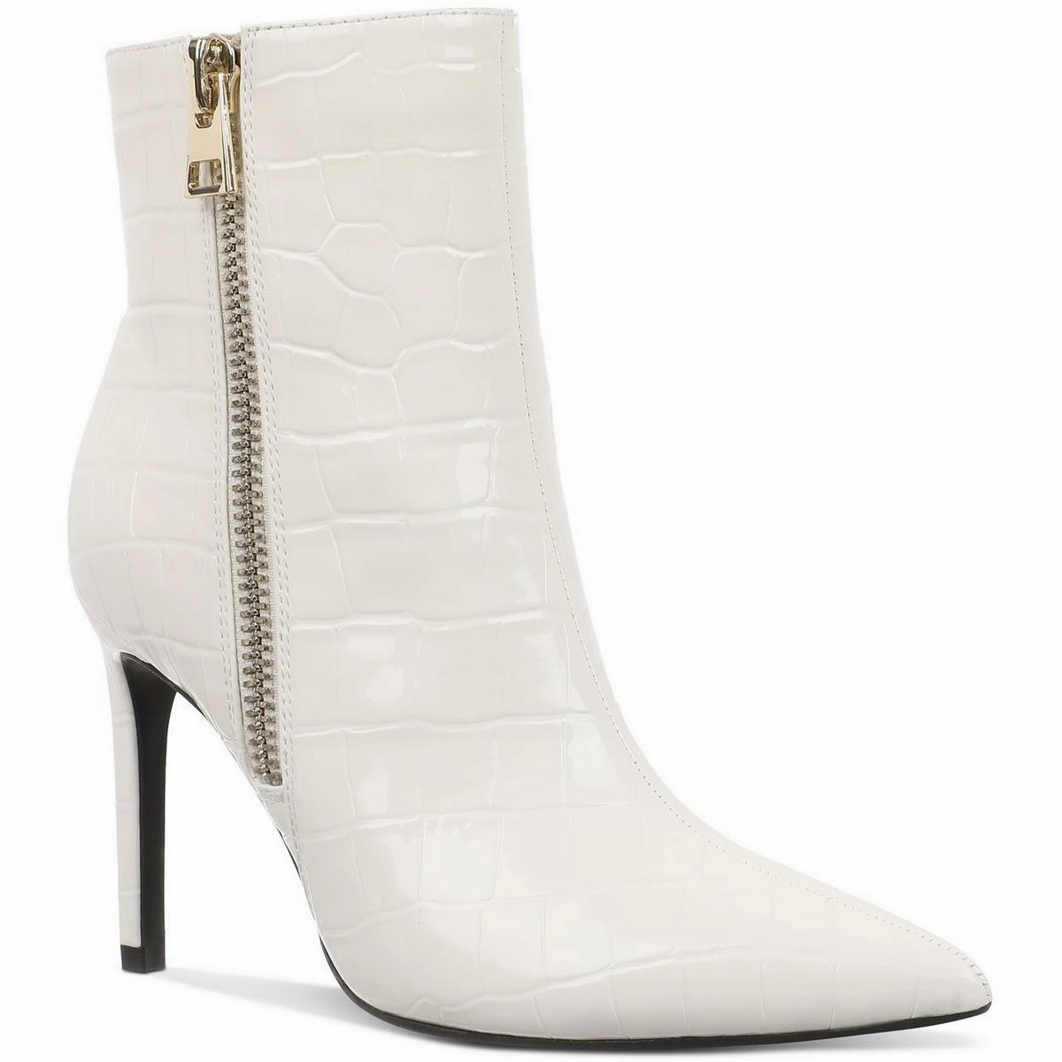 Sarishaa Womens Pointed Toe Heels Mid-Calf Boots