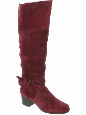 Sassy Womens Suede Round Toe Knee-High Boots Buy Womens Boots online cheap