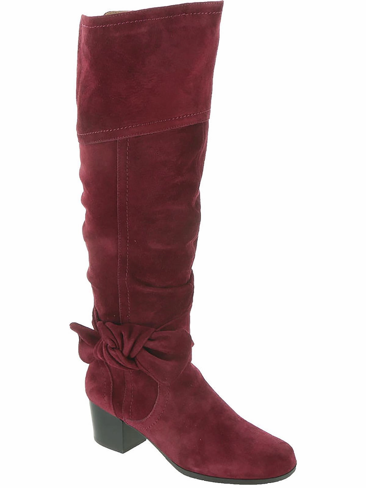 Sassy Womens Suede Round Toe Knee-High Boots Buy Womens Boots online cheap