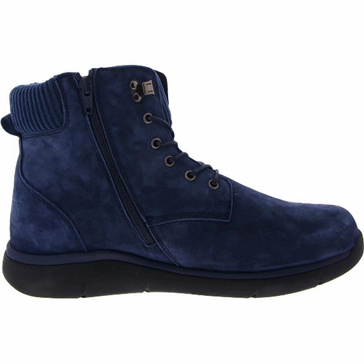 Scarlet  Womens Ankle Leather Combat & Lace-up Boots