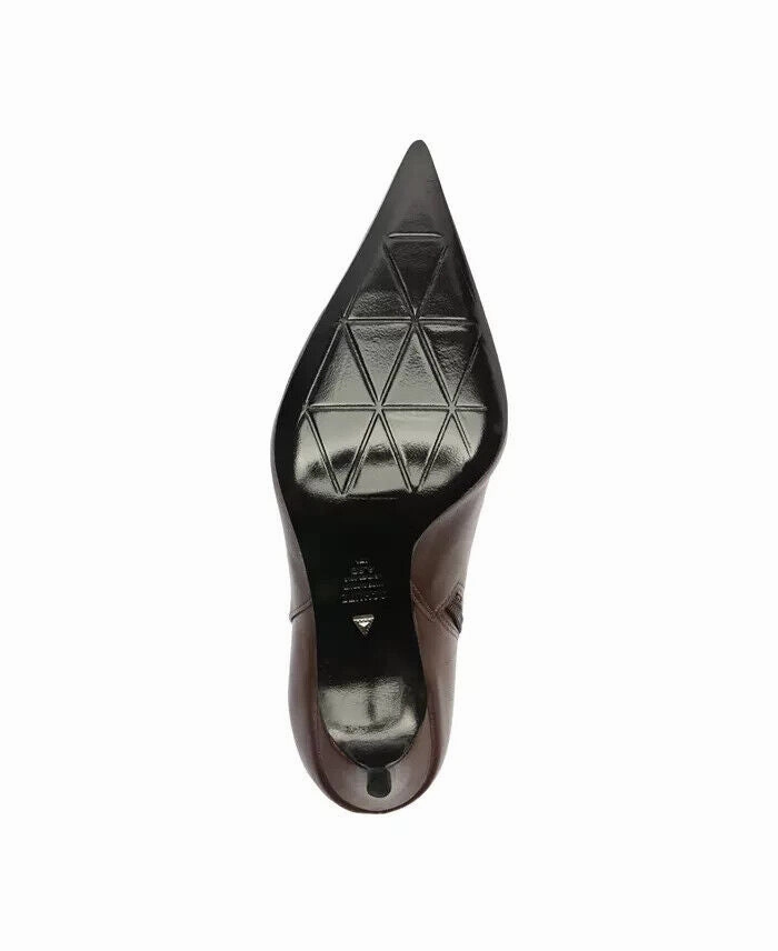 Schutz Mikki Boots Women's 7 Dark Brown Pointed Toe Stiletto Heel Bootie ZPO2643