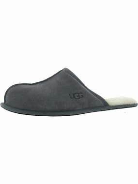 Scuff Mens Suede Slip On Scuff Slippers Mens Slippers clearance sale