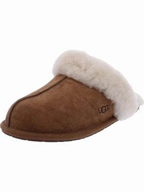Scuffette II Womens Suede Comfort Slip-On Slippers Cozy Womens Slippers discount