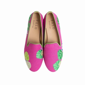 Sea Grapes Slipper In Fuchsia Womens Slippers at low price