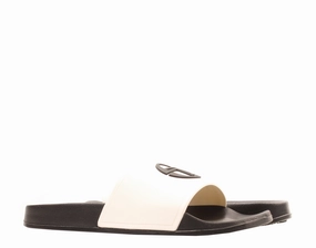 Sergio Tacchini Triods Black/White Men's Slides 19011-166 Discount Mens Beach Sandals
