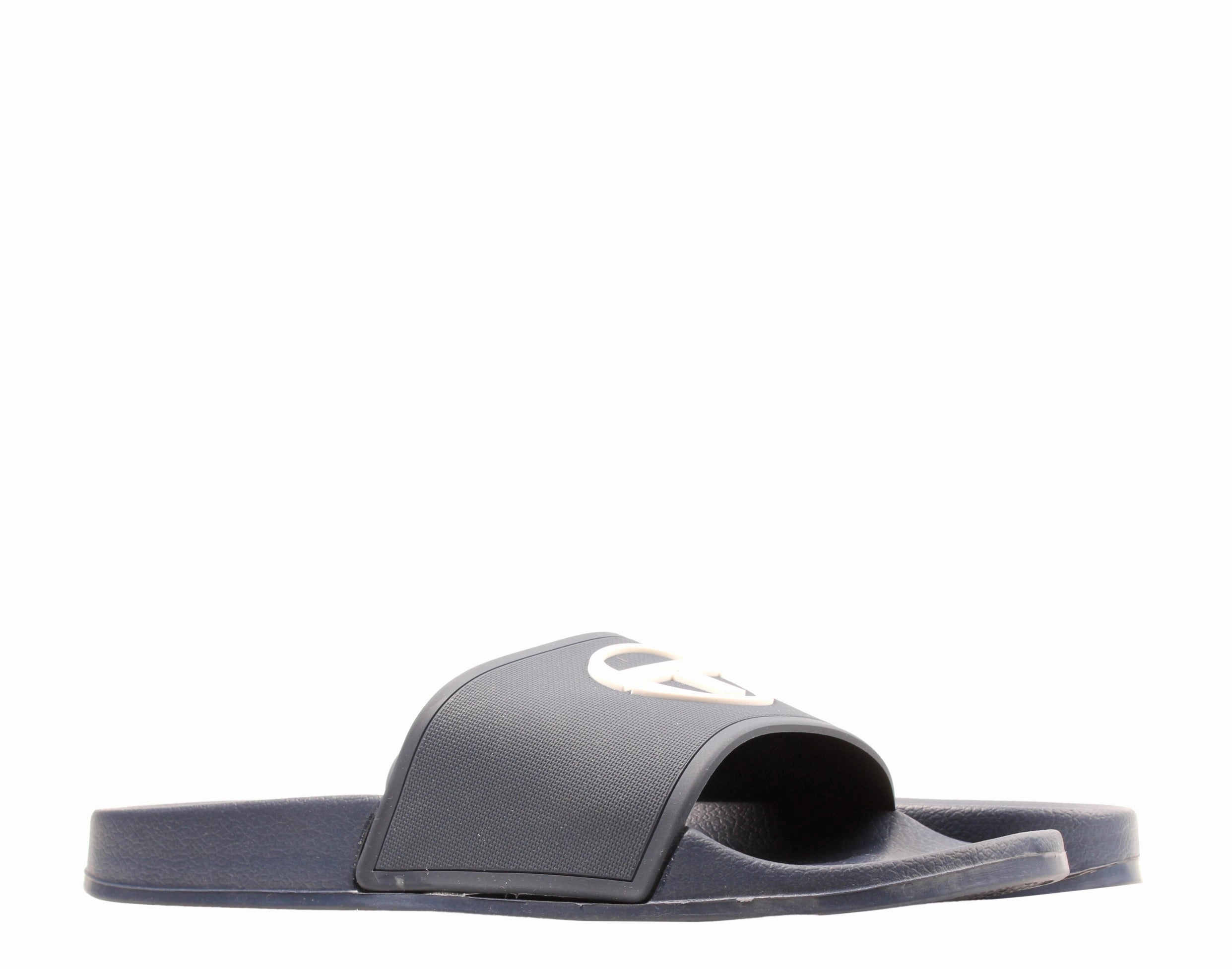 Sergio Tacchini Triods Night Sky Navy/White Men's Slides 19011-201 Discount Mens Beach Sandals