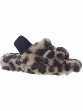 Shayla Womens Faux Fur Slingback Slingback Slippers Cozy Womens Slippers discount