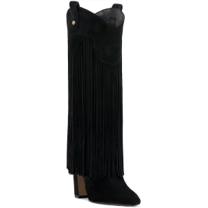 Shela 4 Womens Wide Calf Leather Mid-Calf Boots Cheap Womens Boots for winter