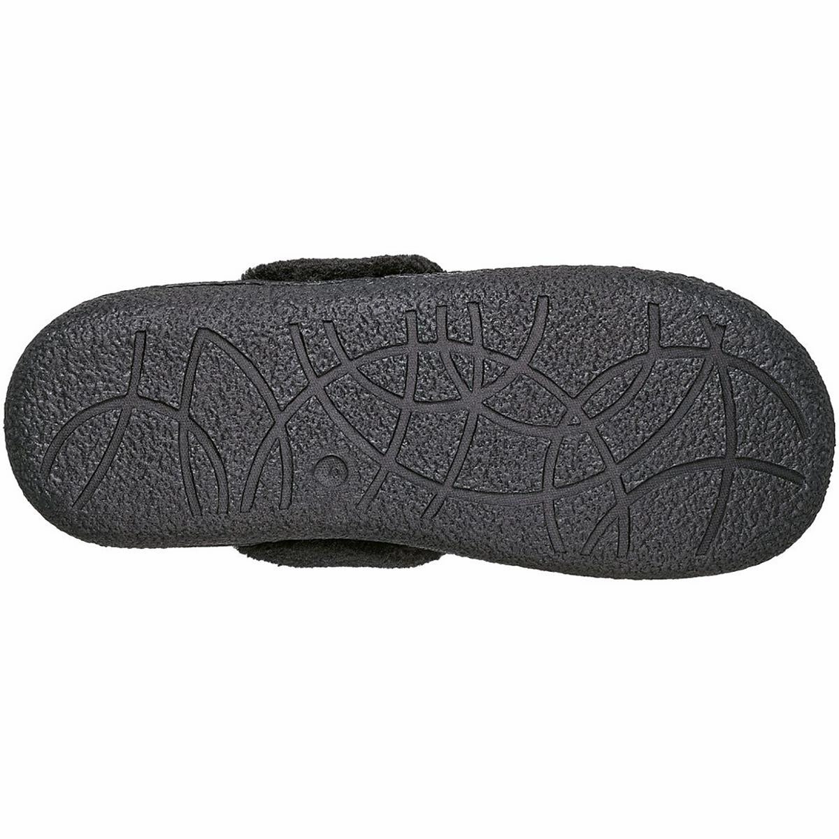 Siesta 8 Womens Faux Fur Glitter Loafer Slippers