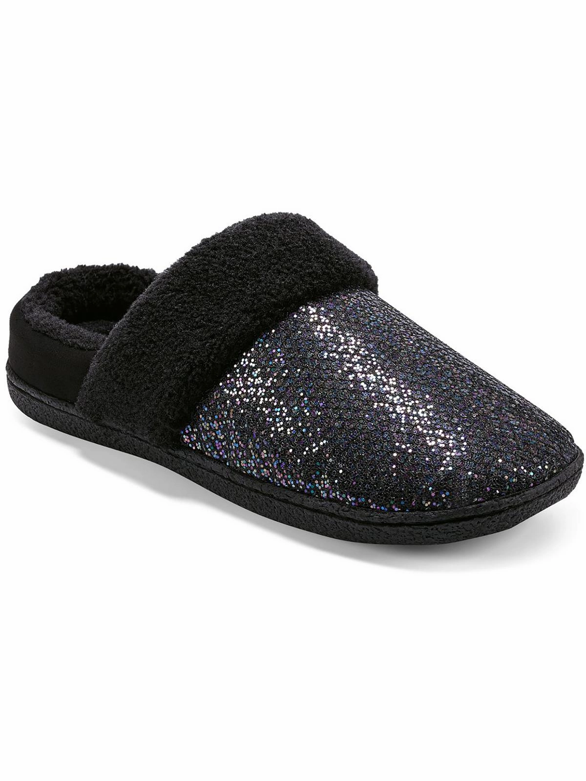 Siesta 8 Womens Faux Fur Glitter Loafer Slippers Cozy Womens Slippers discount