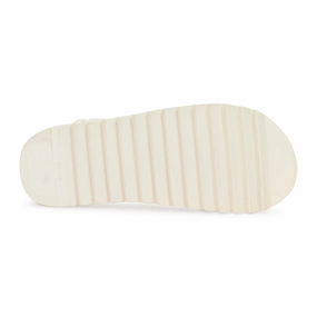 SILICON SANDALE - COLLABORATED WITH SUIC WHITE SANDALS Discount Mens Beach Sandals