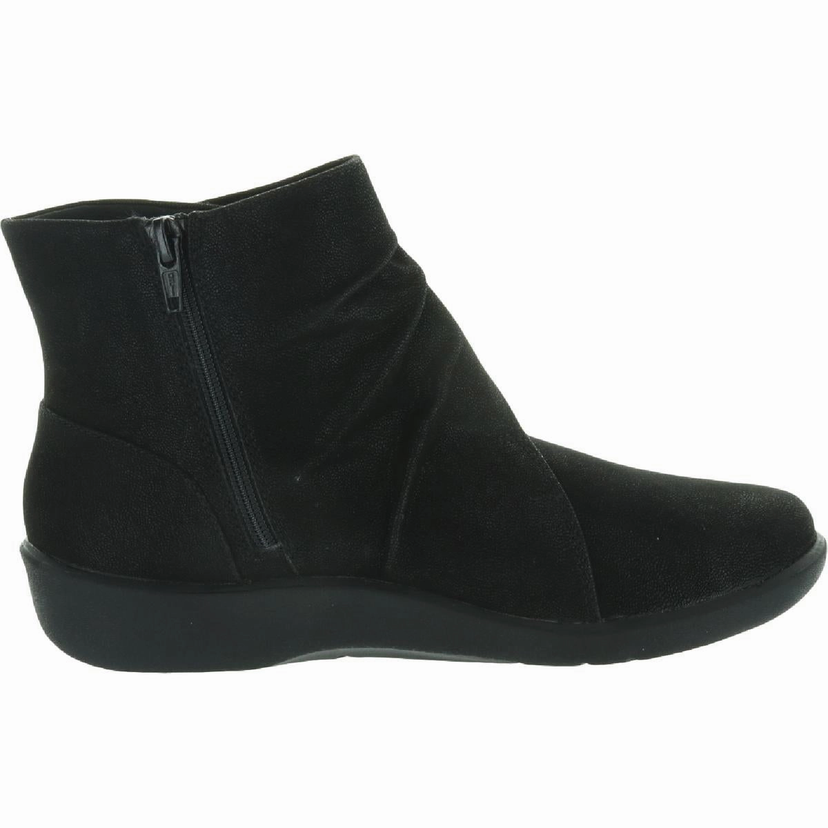 Sillian Tana Womens Faux Leather Ankle Booties