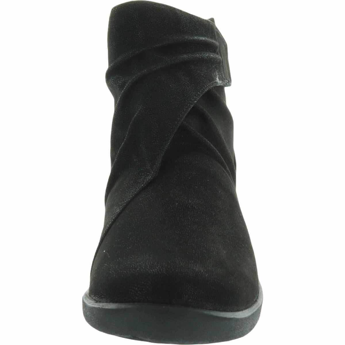 Sillian Tana Womens Faux Leather Ankle Booties