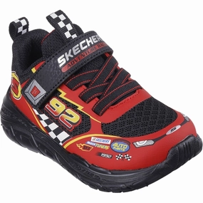 Skechers Boys Skech Tracks Sneakers Black Red Kids Sneakers with Laces sale