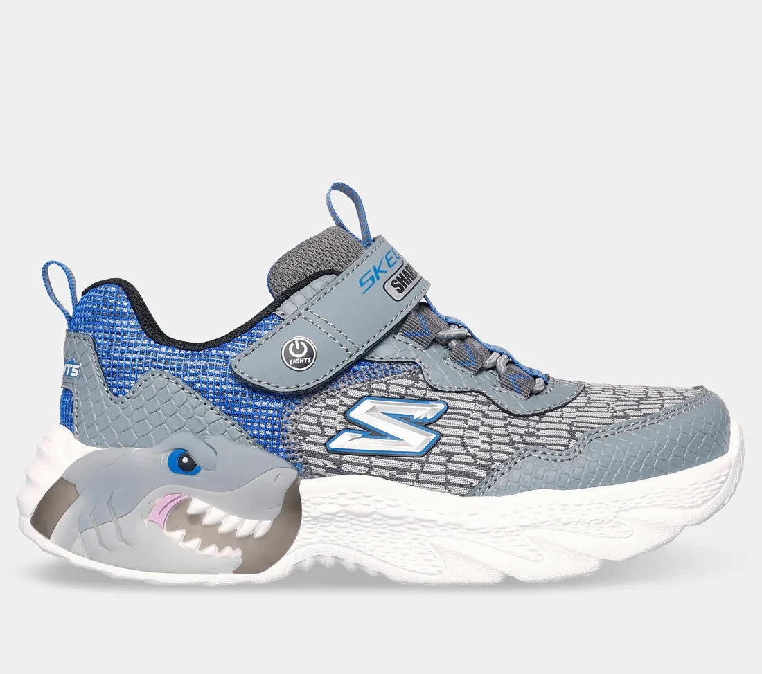 Skechers Creature Light Molded Creature Sneakers Charcoal Blue Kids Light-Up Shoes on sale