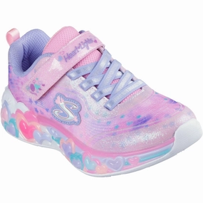 Skechers Eternal Heart Lights Sneakers Kids Velcro Sneakers discount