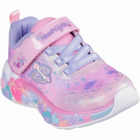 Skechers Eternal Heart Lights Sneakers Kids Velcro Sneakers discount