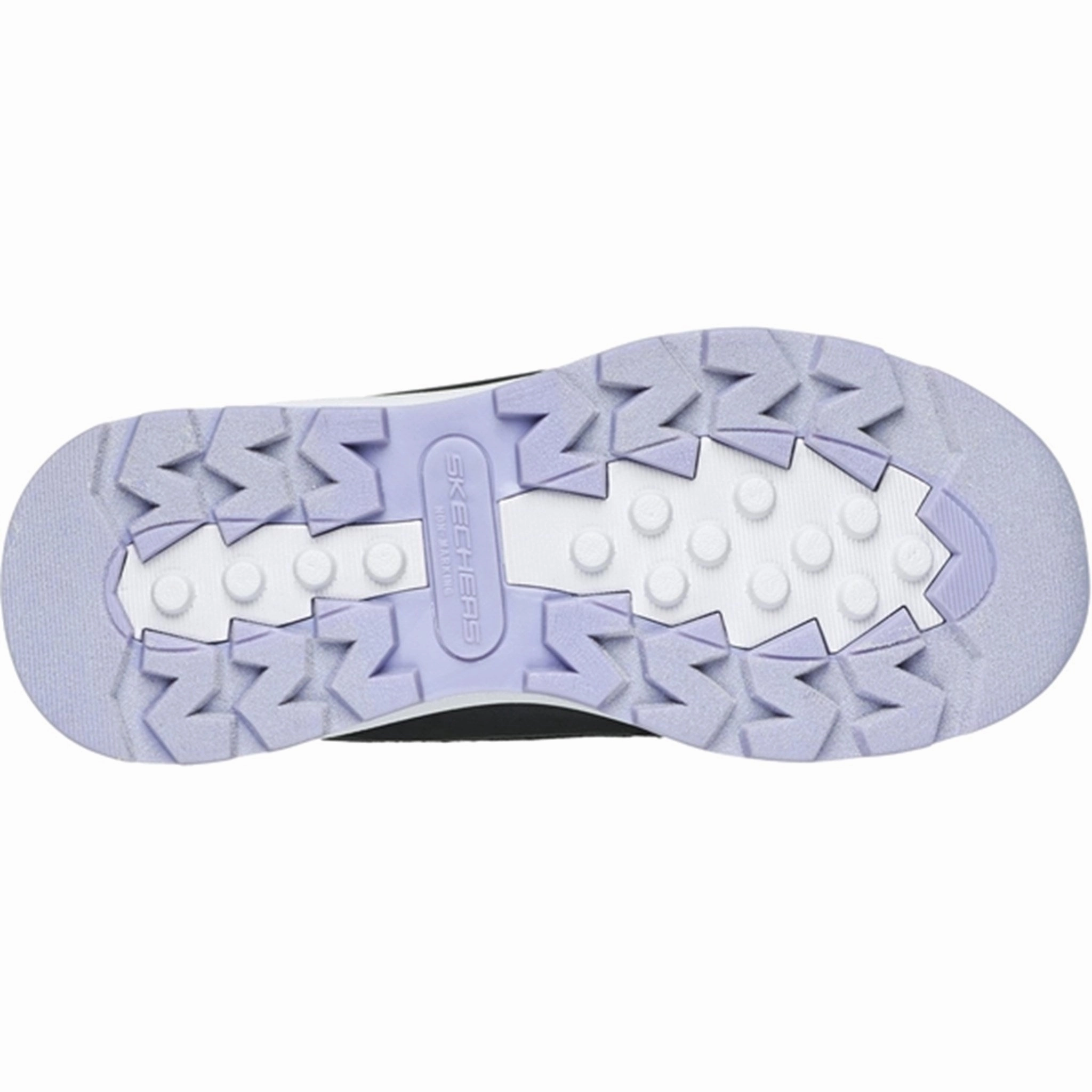 Skechers Girls Storm Blazer Waterproof Boots Black Lavender