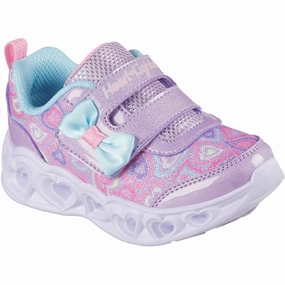 Skechers Heart Lights - Boogie Love Sneakers Kids Velcro Sneakers discount