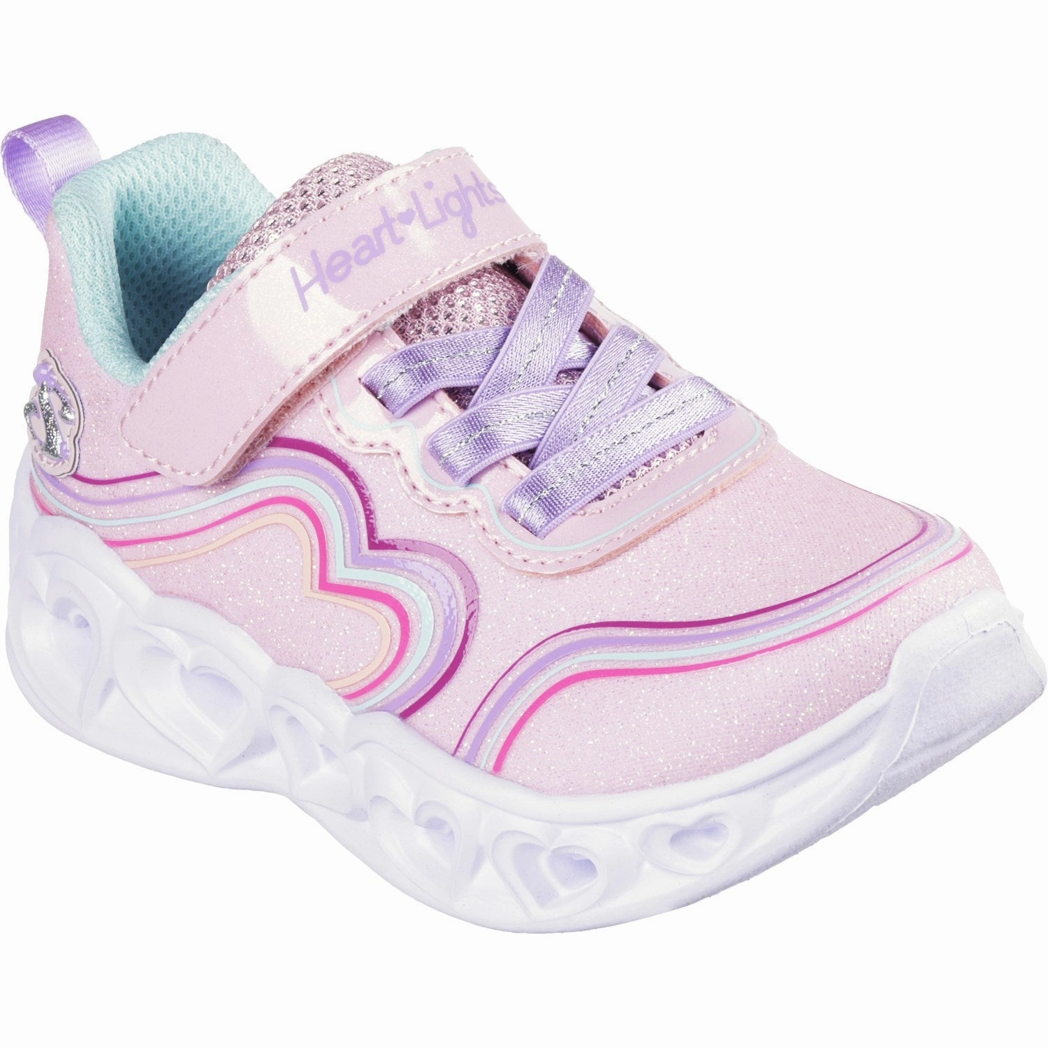 Skechers Heart Lights - Retro Hearts Sneakers Kids Velcro Sneakers discount