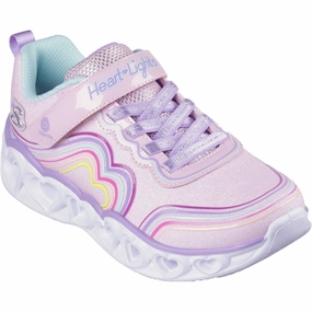 Skechers Heart Lights - Retro Hearts Sneakers Kids Light-Up Shoes on sale