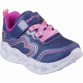 Skechers Heart Lights - Retro Hearts Sneakers Kids Velcro Sneakers discount