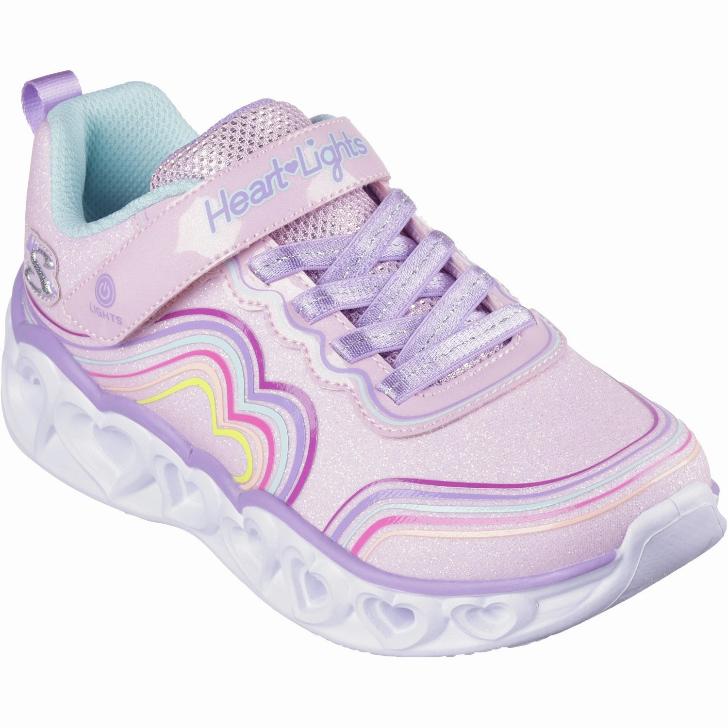 Skechers Heart Lights - Retro Hearts Sneakers Kids Light-Up Shoes on sale