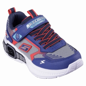 Skechers Light Storm 3 Sneakers Navy Red Kids Velcro Sneakers discount