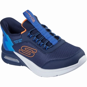 Skechers Microspec Max - Brisk-Stripe Sneakers Kids Sneakers with Laces sale