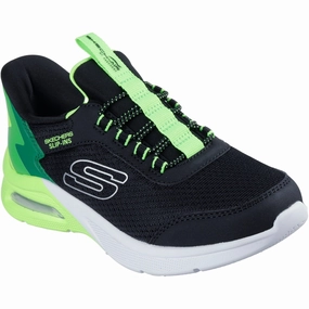 Skechers Microspec Max - Brisk-Stripe Sneakers Kids Sneakers with Laces sale
