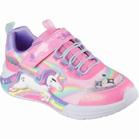 Skechers Pink Unicorn Chaser Kids Light-Up Shoes on sale
