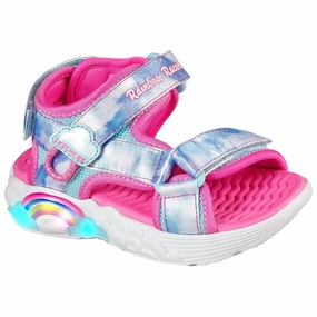 Skechers Rainbow Racer Sneakers Blue Kids Velcro Sneakers discount