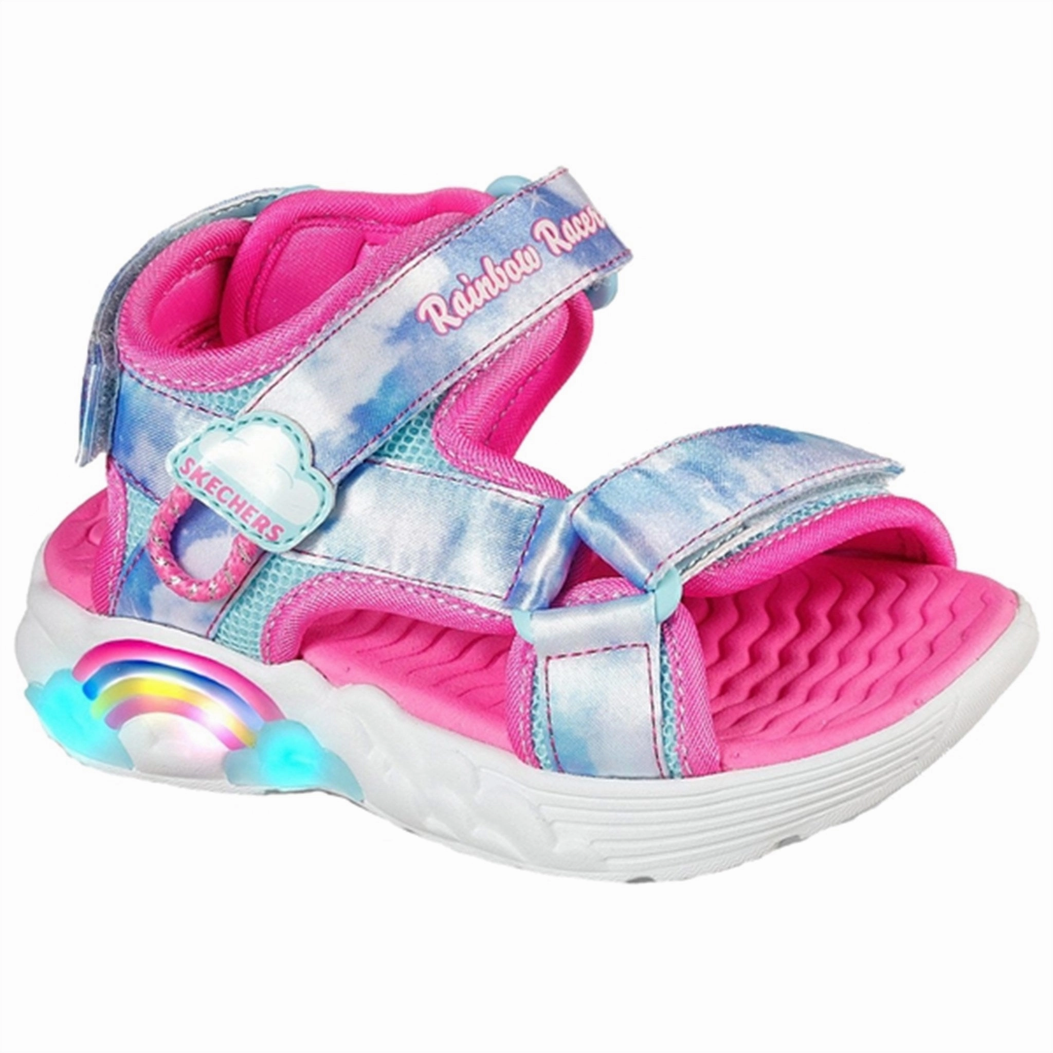 Skechers Rainbow Racer Sneakers Blue Kids Velcro Sneakers discount