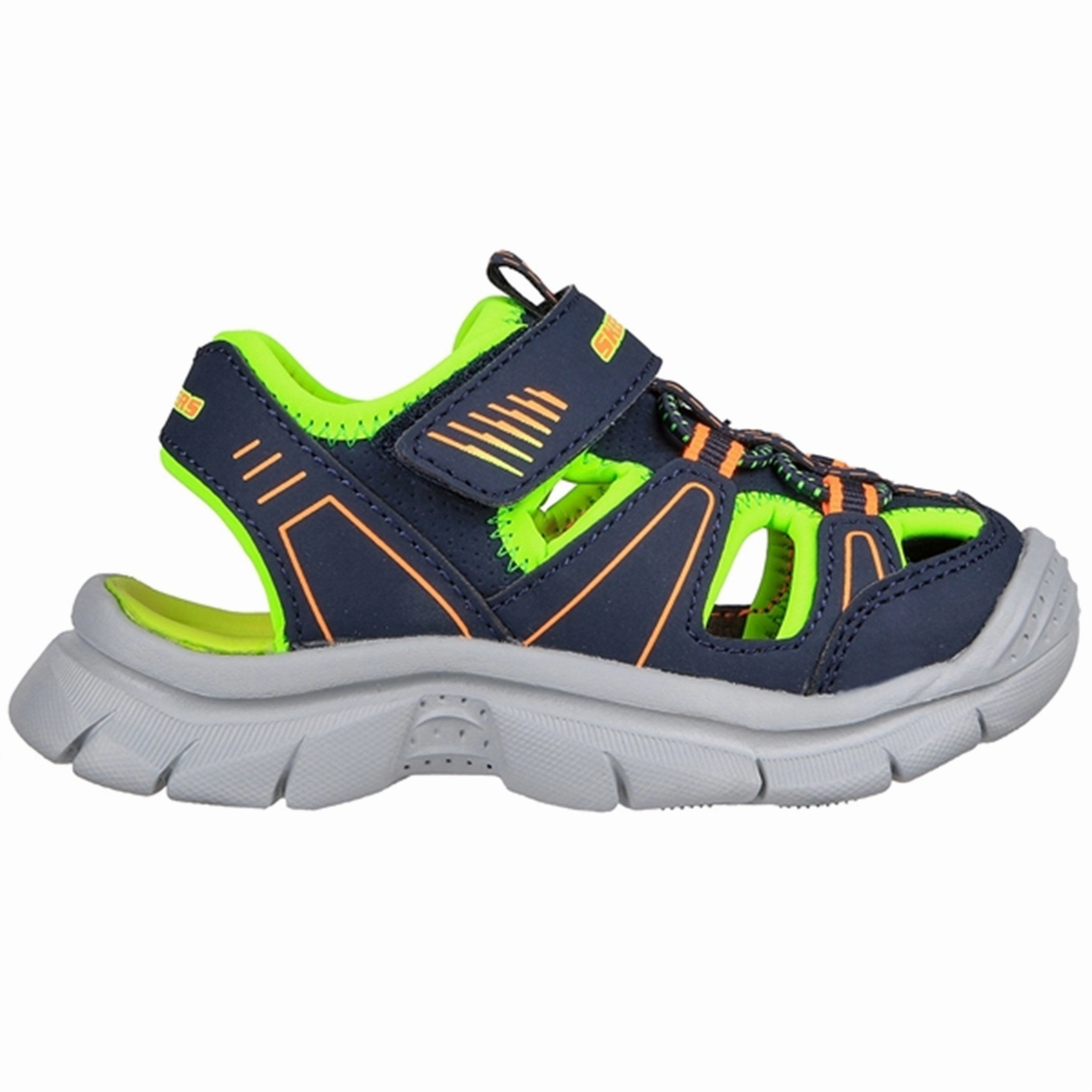 Skechers Relix Lightweight River Sandal Navy Lime