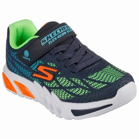 Skechers S-Lights Flex Glow Elite Sneakers Vorlo Navy/Multi Kids Light-Up Shoes on sale
