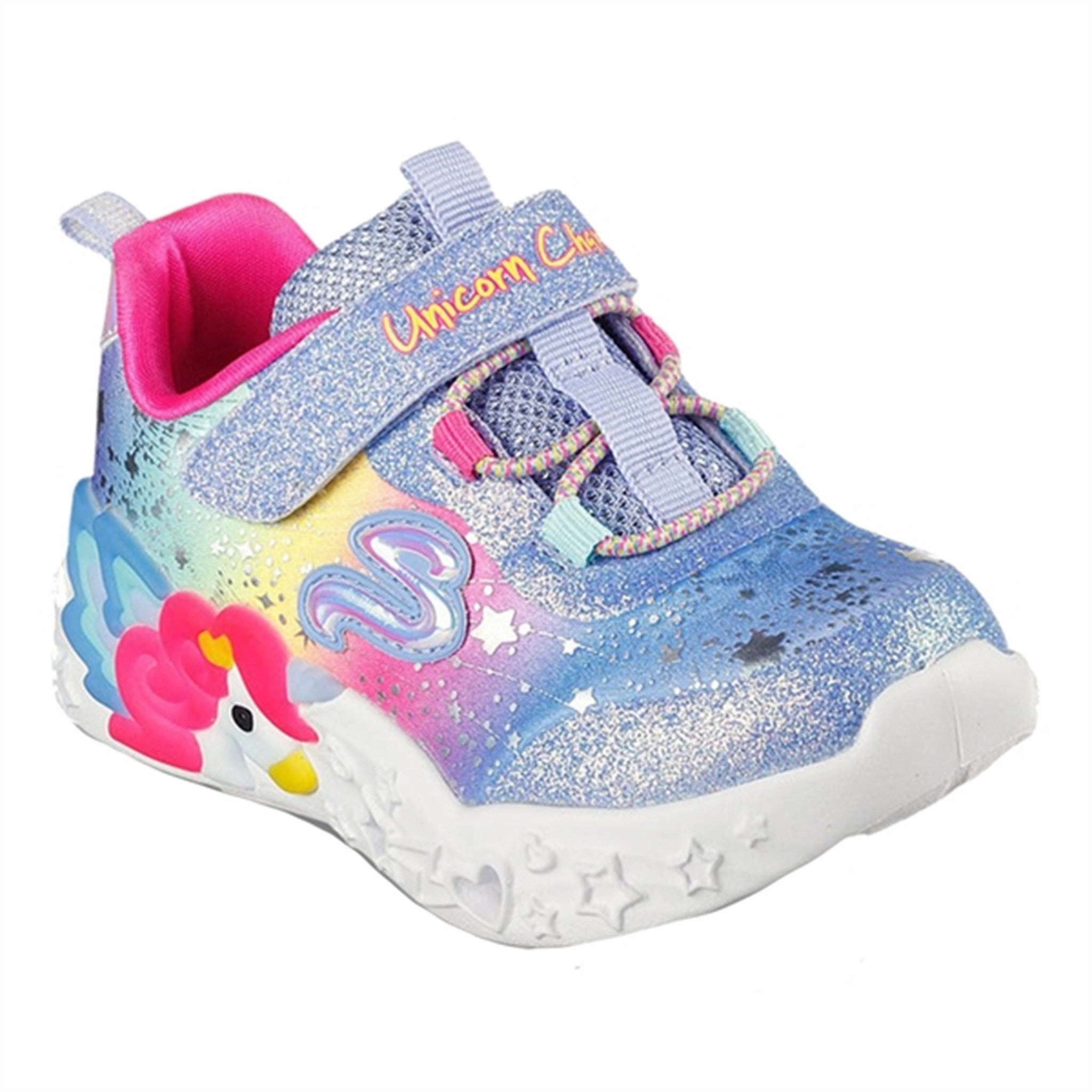 Skechers Unicorn Charmer Sneakers Twilight Dream Blue Multi Kids Light-Up Shoes on sale