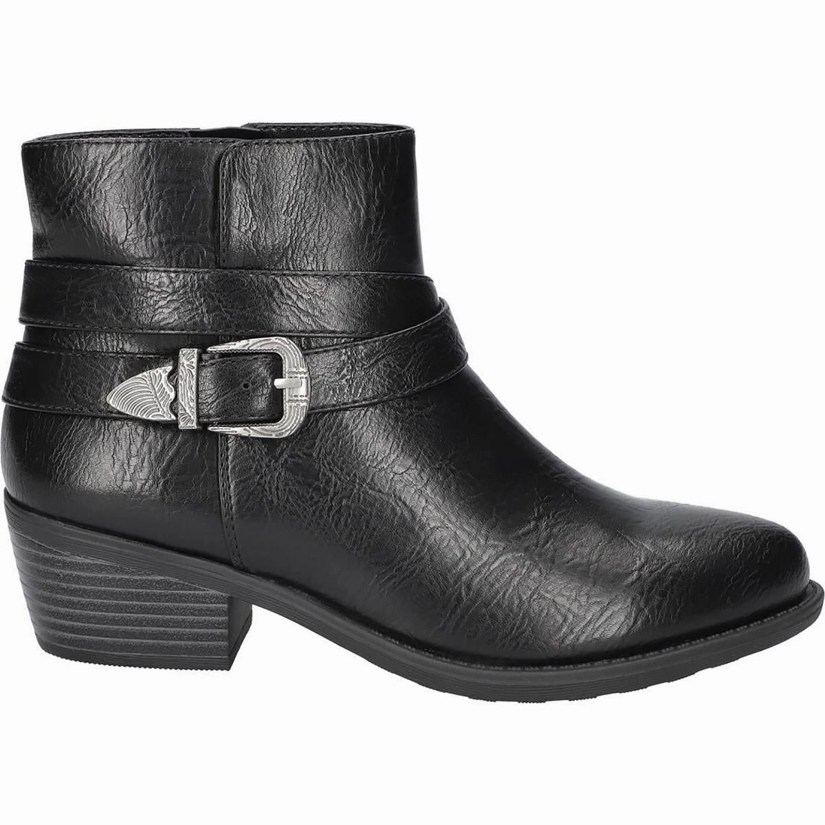 Skyler Womens Zipper Faux Leather Booties