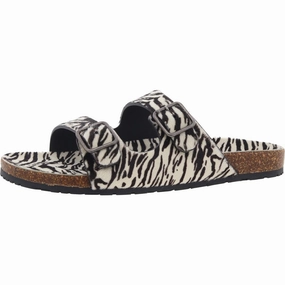 Slide Sandals Mens Buckle Calf Hair Discount Mens Beach Sandals