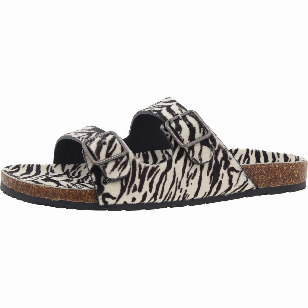 Slide Sandals Mens Buckle Calf Hair Discount Mens Beach Sandals