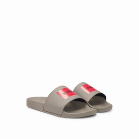 Slides with logo strap Discount Mens Beach Sandals