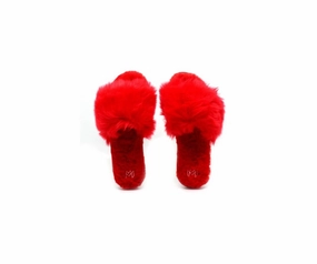Slumber Slipper Cupid In Red Cozy Womens Slippers discount