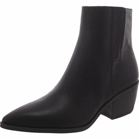Smalls Womens Faux Leather Pointed Toe Booties Womens Winter Boots promo deal