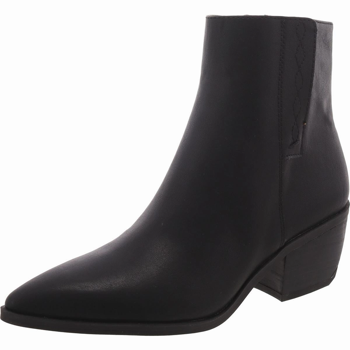 Smalls Womens Faux Leather Pointed Toe Booties Womens Winter Boots promo deal