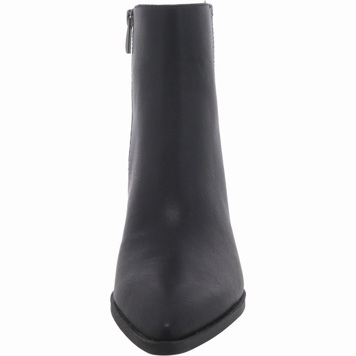 Smalls Womens Faux Leather Pointed Toe Booties