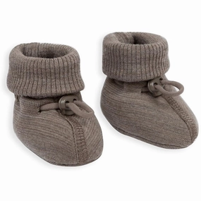 Smallstuff Wool Booties Nature Wool Slippers Kids clearance