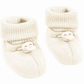 Smallstuff Wool Booties Off White Wool Slippers Kids clearance