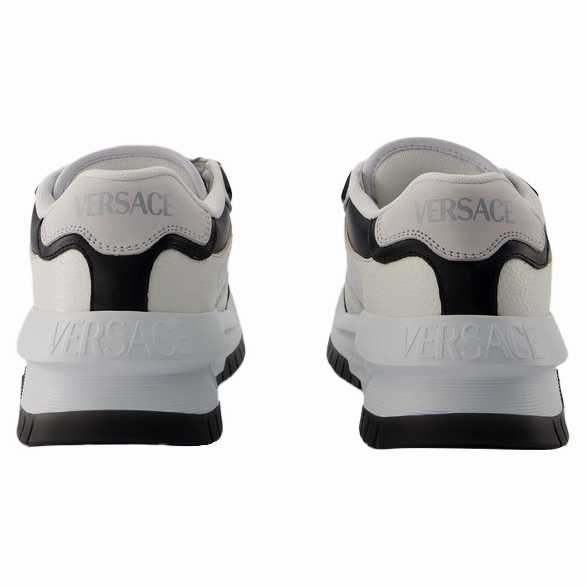 Sneakers - Versace - Leather - Black/White