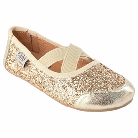 Sofie Schnoor Ballerina Indoors Shoes Champagne House Slippers for Kids on sale