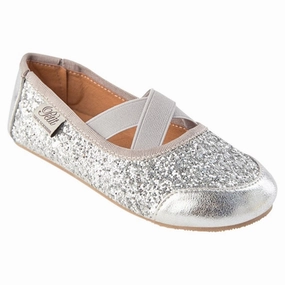 Sofie Schnoor Ballerina Indoors Shoes Silver House Slippers for Kids on sale