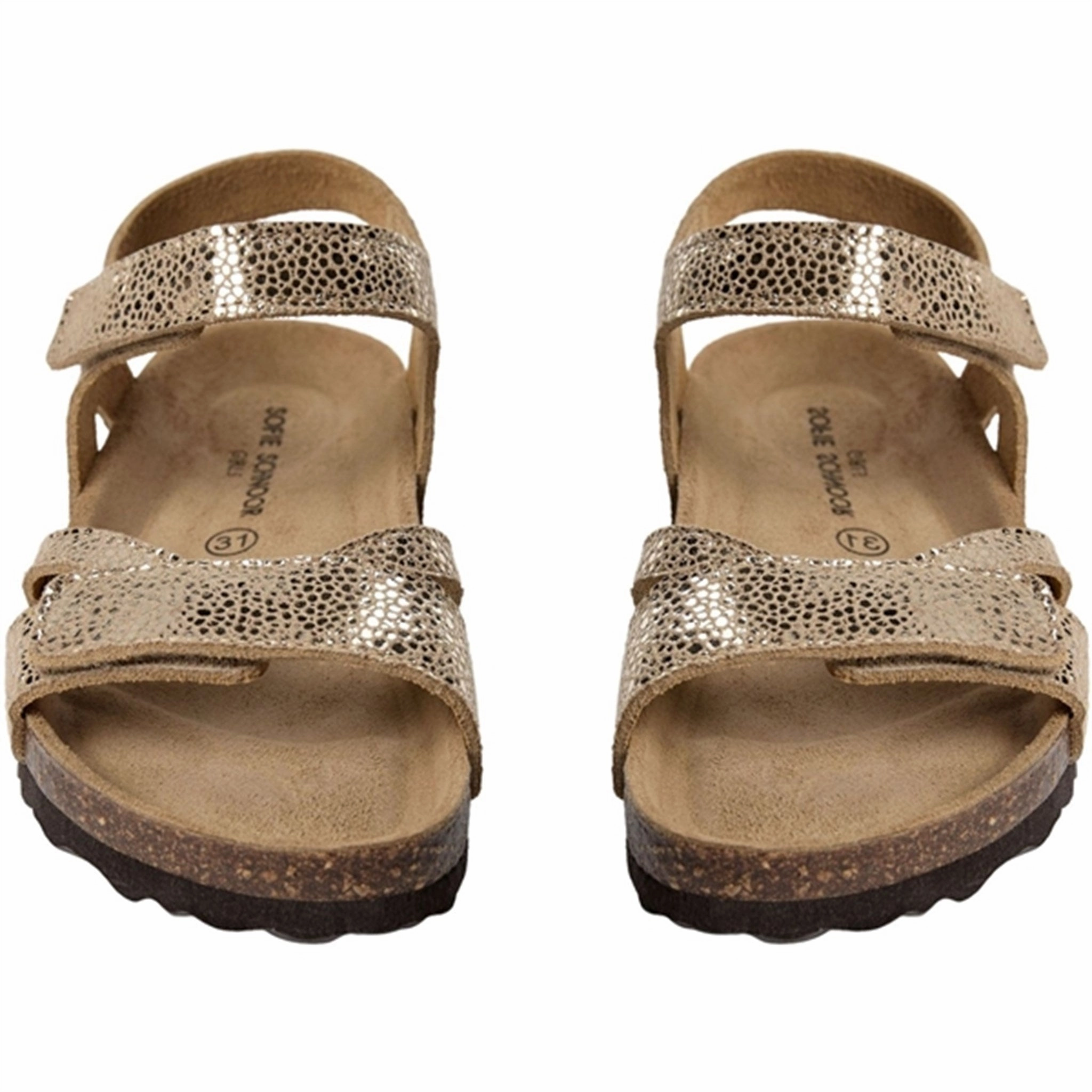 Sofie Schnoor Beige With Gold Sandals